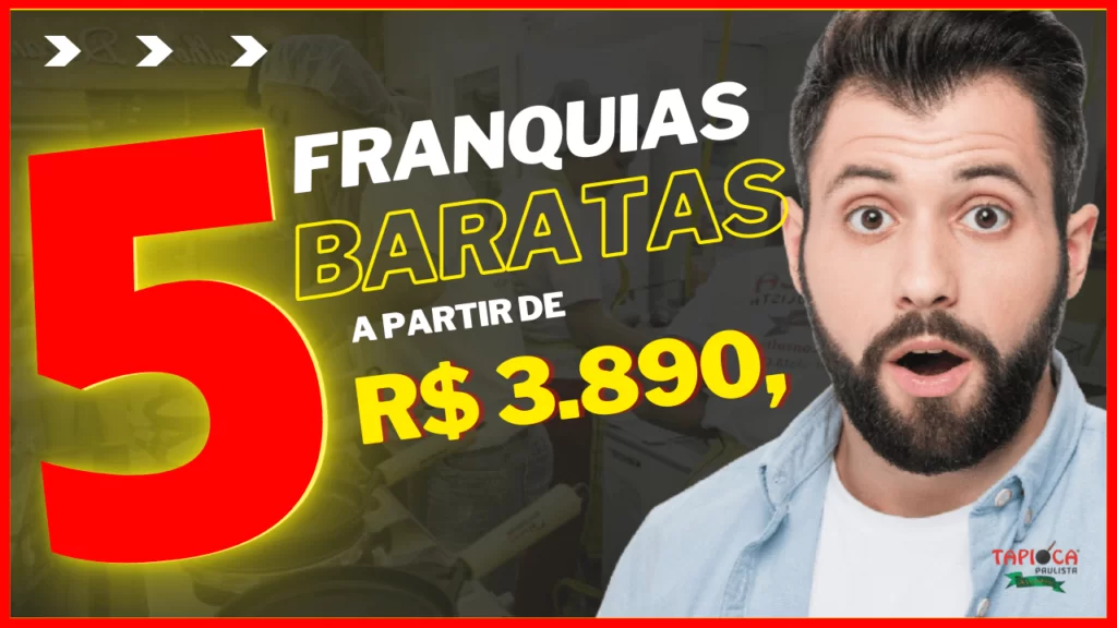 franquias baratas e lucrativas